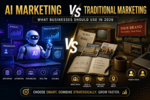 AI Marketing vs Traditional Marketing: What Businesses Should Use in 2026?​